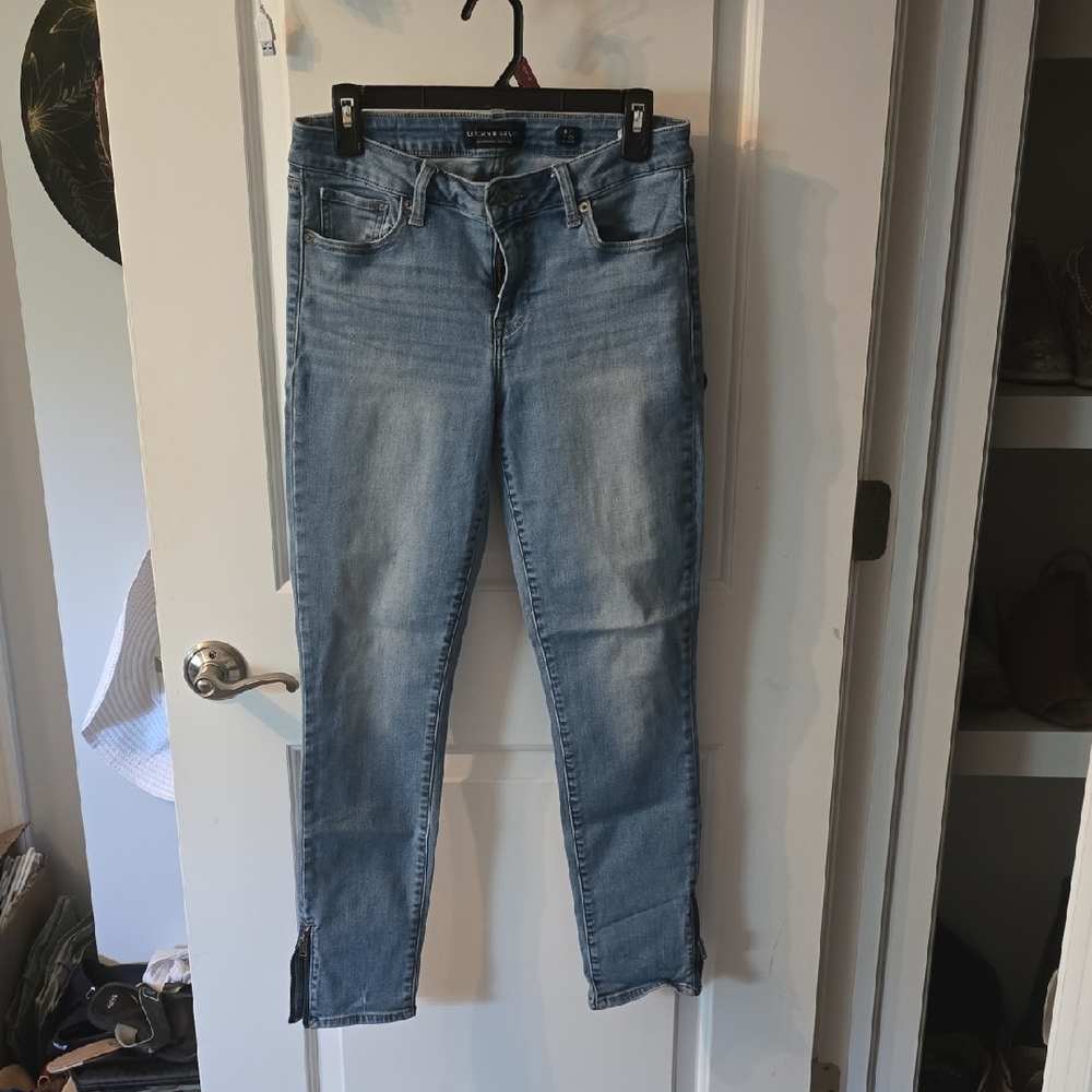 Lucky Brand Blue Skinny Jeans Sleek Fit